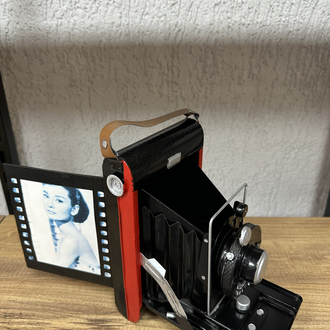 Kodak katlanır fotoğraf makinesi metal biblo