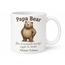 Papa Bear Yazılı Ayı Temalı Kupa Bardak Babalar Günü Hediyesi