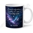 Uzay Temalı Baskılı Kupa Bardak Hediye Galaksi Desenli Porselen Mug