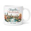 Eskişehir Öğrenci Şehri Temalı Baskılı Kupa Bardak Hediye Porselen Mug