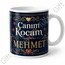 Kocaya Hediye İsme Özel Sublimation Kupa Bardak Eşe Özel Baskılı Mug