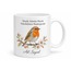Robin Temalı Özel Tasarım Baskılı Kupa Bardak Hediye Porselen Mug