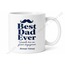 Best Dad Ever Yazılı İngilizce Kupa Bardak Babalar Günü Hediyesi Baskılı