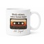 Kaset Temalı Nostaljik Baskılı Kupa Bardak Retro Müzik Hediye