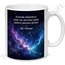 Galaksi Temalı Baskılı Kupa Bardak Uzay Desenli Hediye Porselen Mug