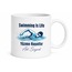 Swimming Is Life Baskılı Yüzme Hayattır Kupa Bardak Yüzücüye Hediye