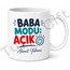 Baba Modu Açık Yazılı Eğlenceli Kupa Bardak Babalar Günü Hediyesi