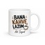 Kişiye Özel Bana Kahve Lazım Yazılı Komik Baskılı Kupa Bardak Hediye