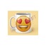 Kalp Gözlü Emoji Temalı Kupa – Sevgiyle Gülümseyin