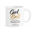 Girl Boss Yazılı Kız Patronlara Özel Motivasyon İngilizce Kupa Bardak Hediye