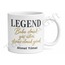 Legend Baba Yazılı İngilizce Türkçe Kupa Bardak Babalar Günü Hediye