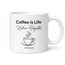 Coffee Is Life Yazılı Kahve Hayattır Kupa Bardak Kahve Severler İçin Hediye