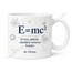 E=mc2 Temalı Fizik Sever Hediyesi Baskılı Porselen Kupa Bardak