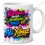 Graffiti Temalı Kişiye Özel Baskılı Kupa Bardak Hediye Mug Sokak Sanatı