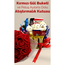 Kırmızı Gül Buketi ve Peluş Ayılarla Dolu Atıştırmalık Kutusu - Romantik ve Eğlenceli Hediye Kutusu