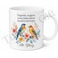 Kuş Temalı Kişiye Özel Baskılı Kupa Bardak Hediye Porselen Mug