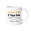 5 Yıldız Baba Review Yazılı Kupa Bardak Babalar Günü Hediyesi