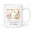 Anlamlı Hatıra Baskılı 72 Yaş Doğum Günü Kupa Bardak Hediye