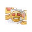 Kalpli Emoji Tasarımlı Seramik Kahve Kupası – Eğlenceli ve Neşeli Kahve Keyfi
