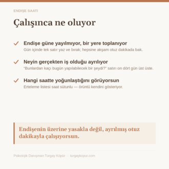 Endişe Saati