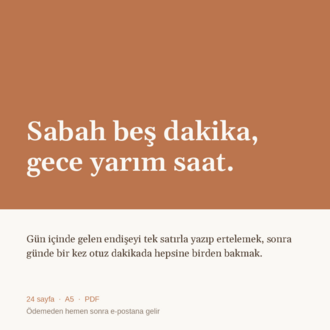 Endişe Saati