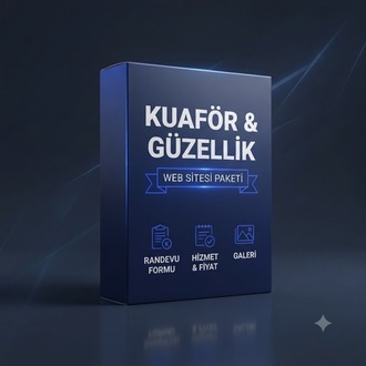 Kuaförler ve Güzellik Merkezleri İçin Özel Web Sitesi Paketi