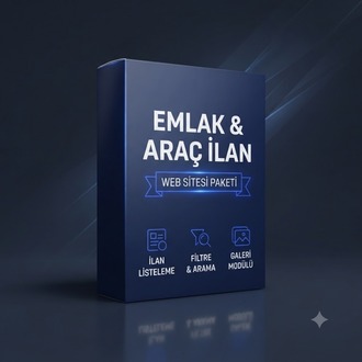 Emlak – Araç İlan Web Sitesi Paketi
