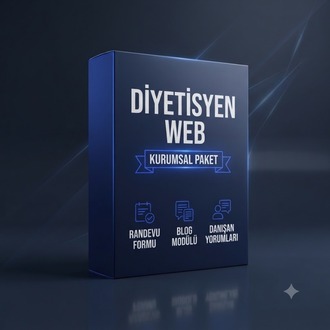 Diyetisyen ve Beslenme Uzmanlarına Özel Kurumsal Web Sitesi Paketi