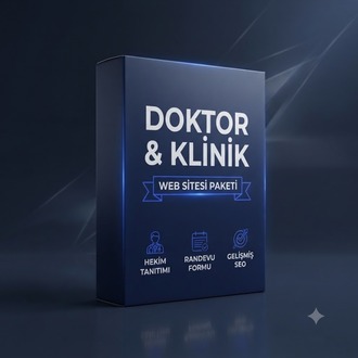 Doktorlar ve Klinikler İçin Kurumsal Web Sitesi Tasarım Paketi