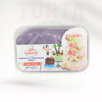 OVALETTE ŞEKER HAMURU MOR 500 GR