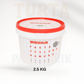 ŞEKER SUGAR ŞEKER HAMURU KIRMIZI 2,5 KG