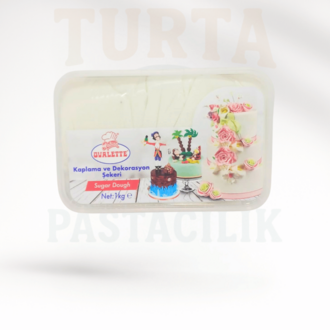 OVALETTE ŞEKER HAMURU BEYAZ 1 KG
