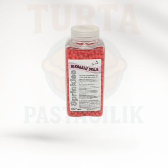 DR.GUSTO SPRINKLES 4 MM – KIRMIZI 250 GR