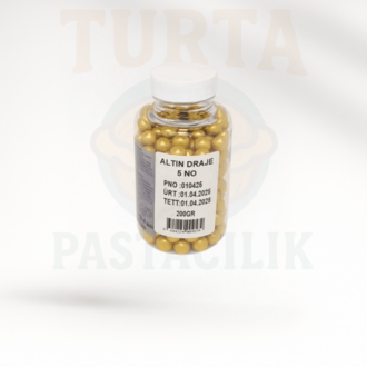MY BAKE GOLD DEKORATİF DRAJE – 5 MM