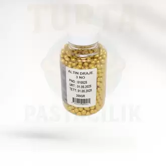 MY BAKE GOLD DEKORATİF DRAJE – 3 NUMARA