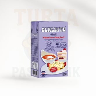 OVALETTE GUSTO ŞEKERSİZ SIVI ŞANTİ – 1 LİTRE