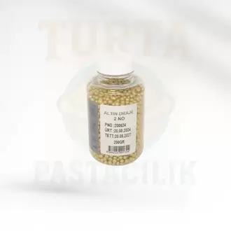 MY BAKE GOLD DEKORATİF DRAJE – 2 NUMARA