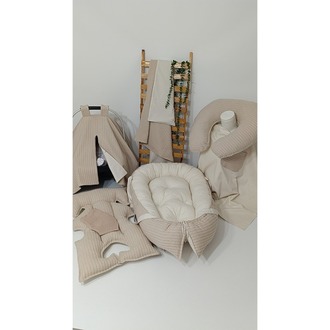 77)Bebek Yenidoğan Vizon Düz 8 Li Set