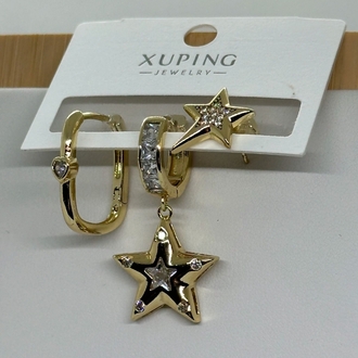 XUPİNG YILDIZ MİX ÜÇLÜ KÜPE