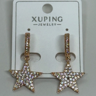 XUPİNG TAŞLI YILDIZ KÜPE