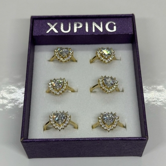 6 NUMARA XUPİNG KALP TAŞLI YÜZÜK 