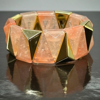 Pembe Esnek Bileklik
