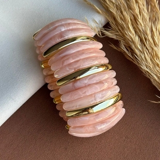 Pembe Renkli Esnek Bileklik
