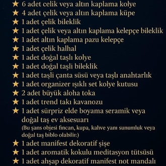 SHINE MIX PREMİUM TAKI VE AKSESUAR PAKETİ