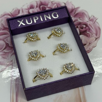 6 NUMARA XUPİNG KALP TAŞLI YÜZÜK 
