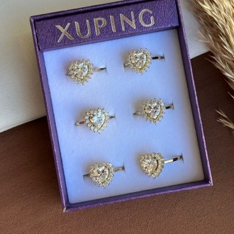 7 NUMARA XUPİNG KALP TAŞLI YÜZÜK