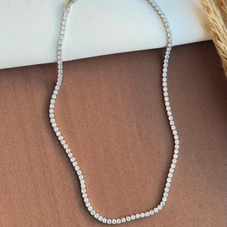 Çelik Silver Suyolu Kolye 
