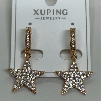 XUPİNG TAŞLI YILDIZ KÜPE