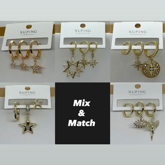 XUPİNG YILDIZ MİX ÜÇLÜ KÜPE