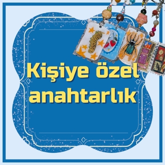 kişiye özel tasarım anahtarlık